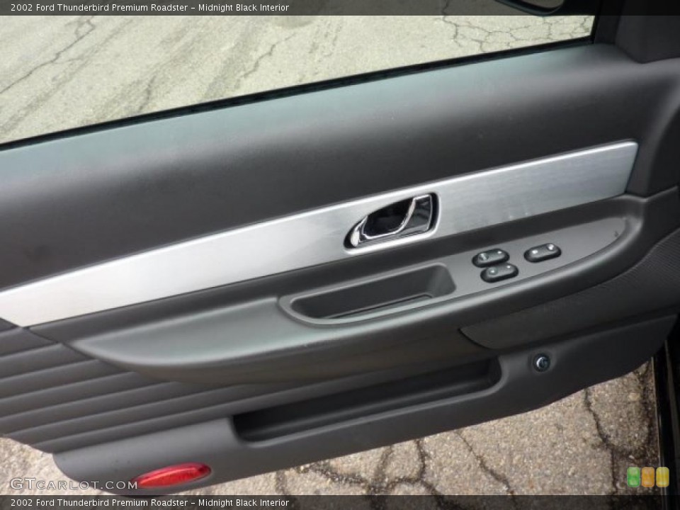 Midnight Black Interior Door Panel for the 2002 Ford Thunderbird Premium Roadster #47996043