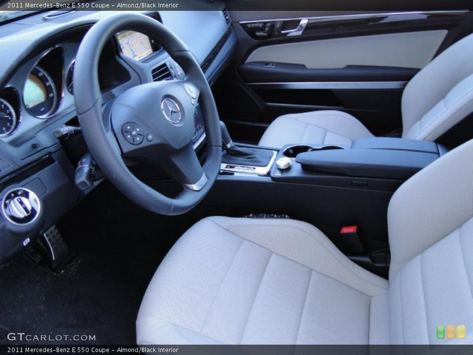 Almond/Black Interior Photo for the 2011 Mercedes-Benz E 550 Coupe #47996538