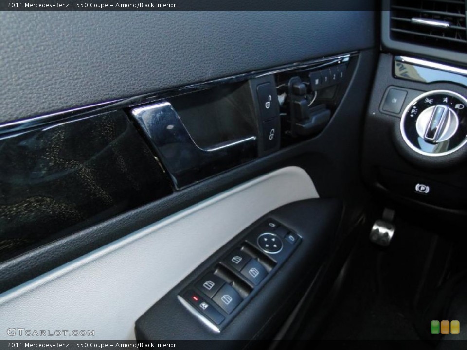 Almond/Black Interior Controls for the 2011 Mercedes-Benz E 550 Coupe #47996601