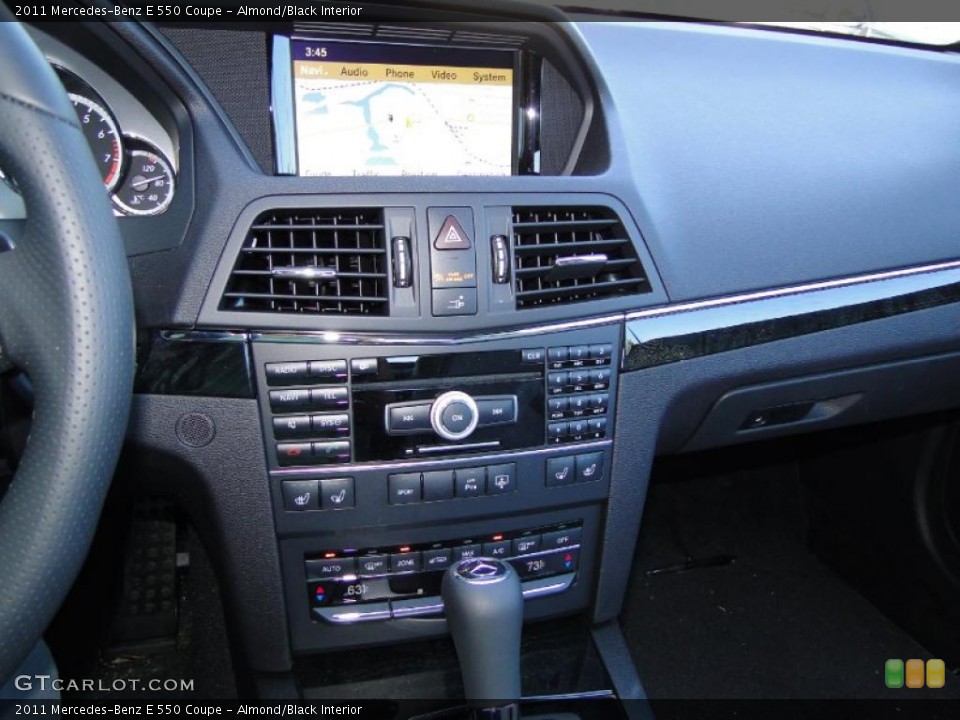 Almond/Black Interior Controls for the 2011 Mercedes-Benz E 550 Coupe #47996658