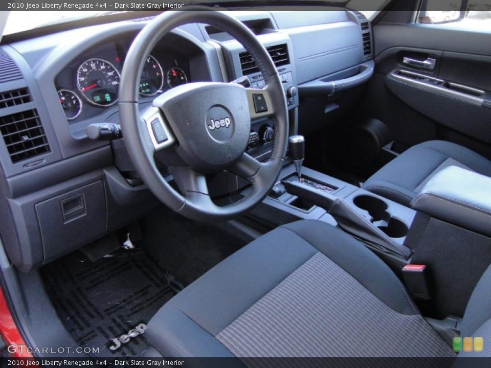 Dark Slate Gray Interior Photo for the 2010 Jeep Liberty Renegade 4x4 #47997213