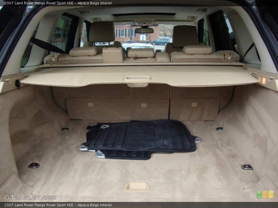Alpaca Beige Interior Trunk for the 2007 Land Rover Range Rover Sport HSE #47998188