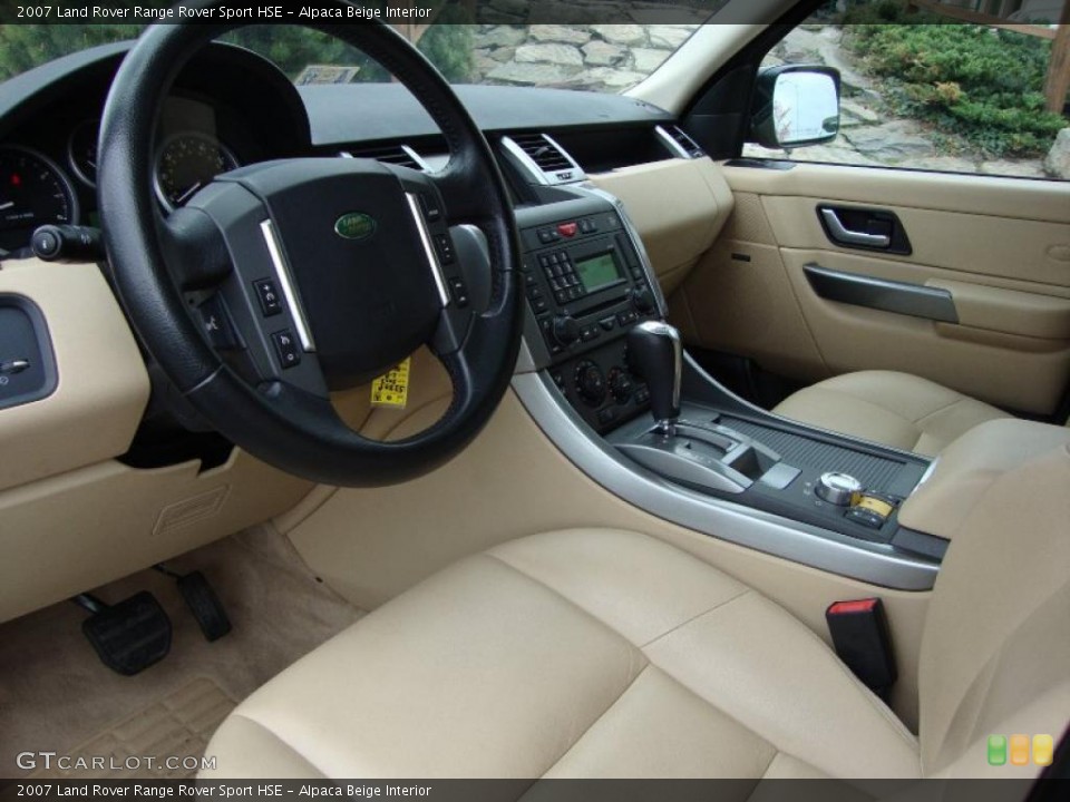Alpaca Beige Interior Photo for the 2007 Land Rover Range Rover Sport HSE #47998296