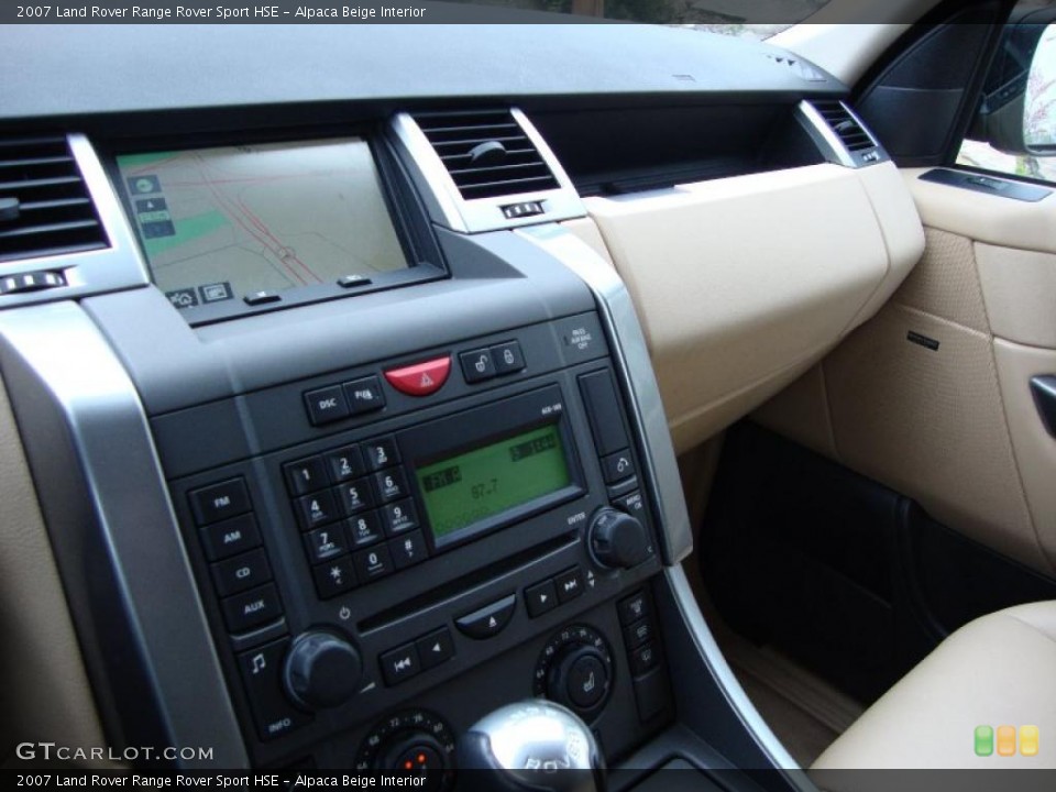 Alpaca Beige Interior Controls for the 2007 Land Rover Range Rover Sport HSE #47998338