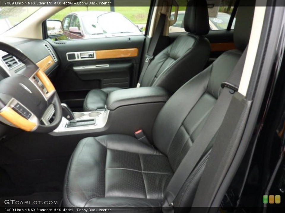 Ebony Black Interior Photo for the 2009 Lincoln MKX  #47999661