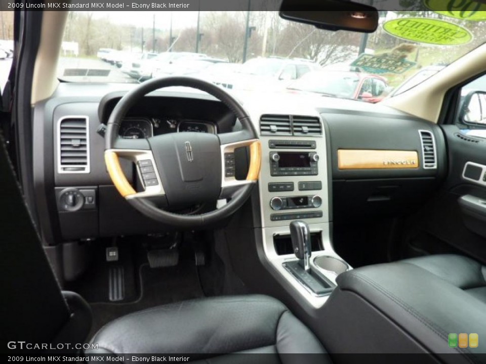 Ebony Black Interior Photo for the 2009 Lincoln MKX  #47999691