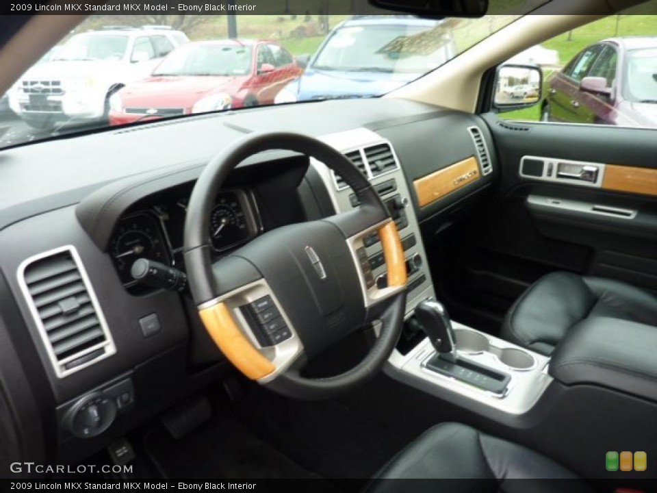 Ebony Black Interior Photo for the 2009 Lincoln MKX  #47999718