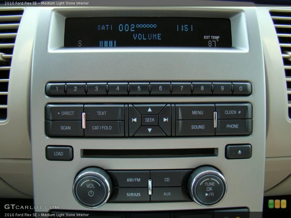 Medium Light Stone Interior Controls for the 2010 Ford Flex SE #48000585