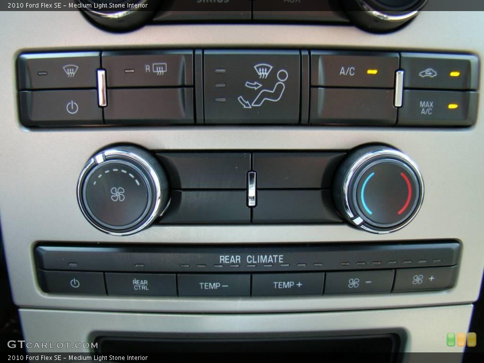 Medium Light Stone Interior Controls for the 2010 Ford Flex SE #48000597