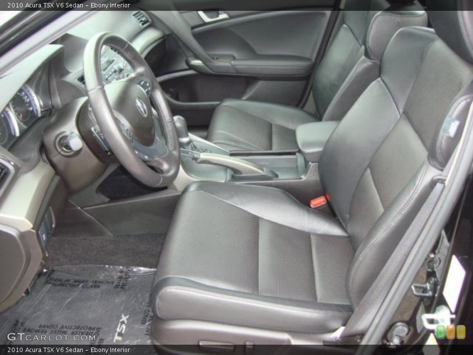 Ebony Interior Photo for the 2010 Acura TSX V6 Sedan #48001902