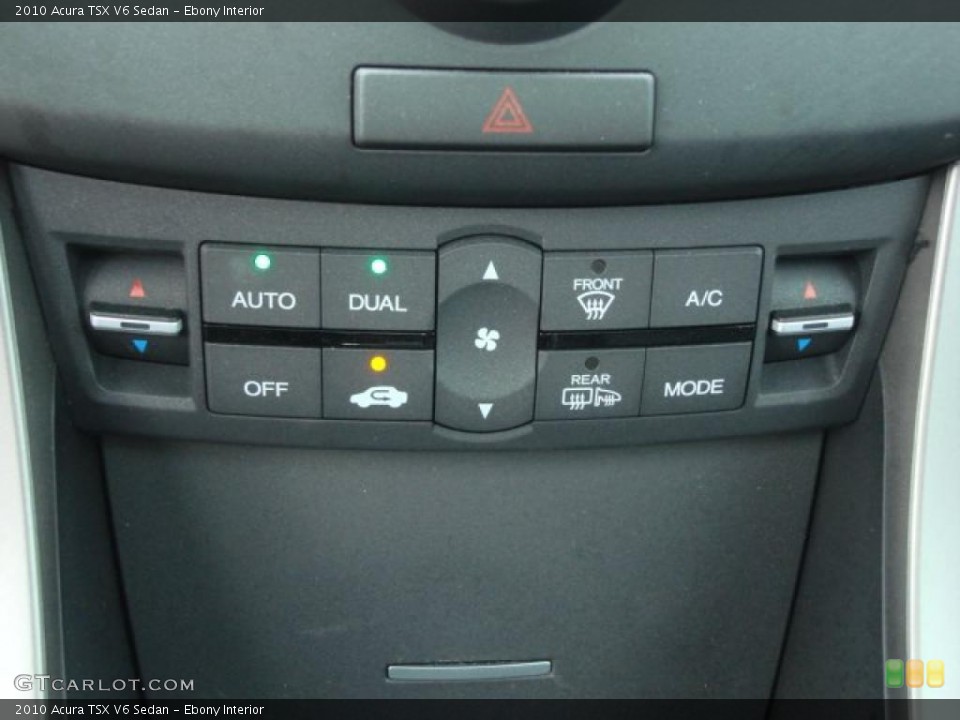 Ebony Interior Controls for the 2010 Acura TSX V6 Sedan #48002001