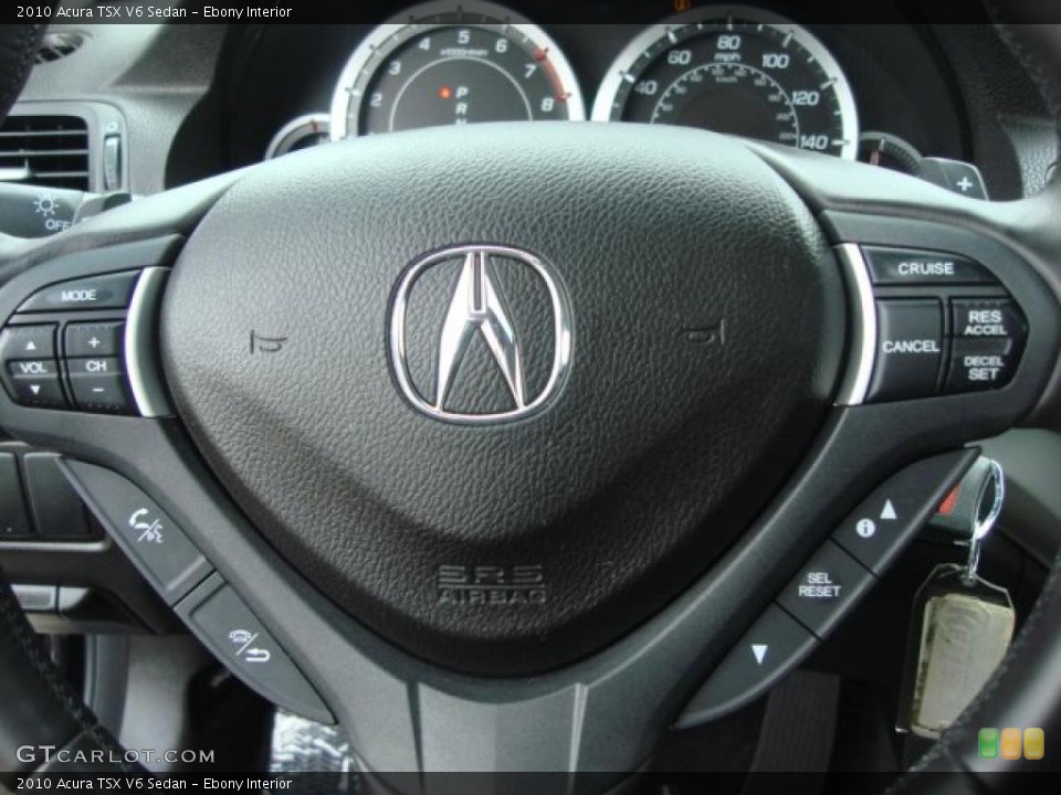 Ebony Interior Controls for the 2010 Acura TSX V6 Sedan #48002058