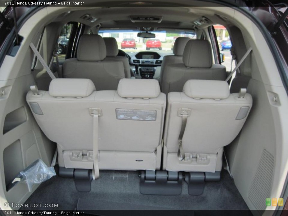 Beige Interior Trunk for the 2011 Honda Odyssey Touring #48004551