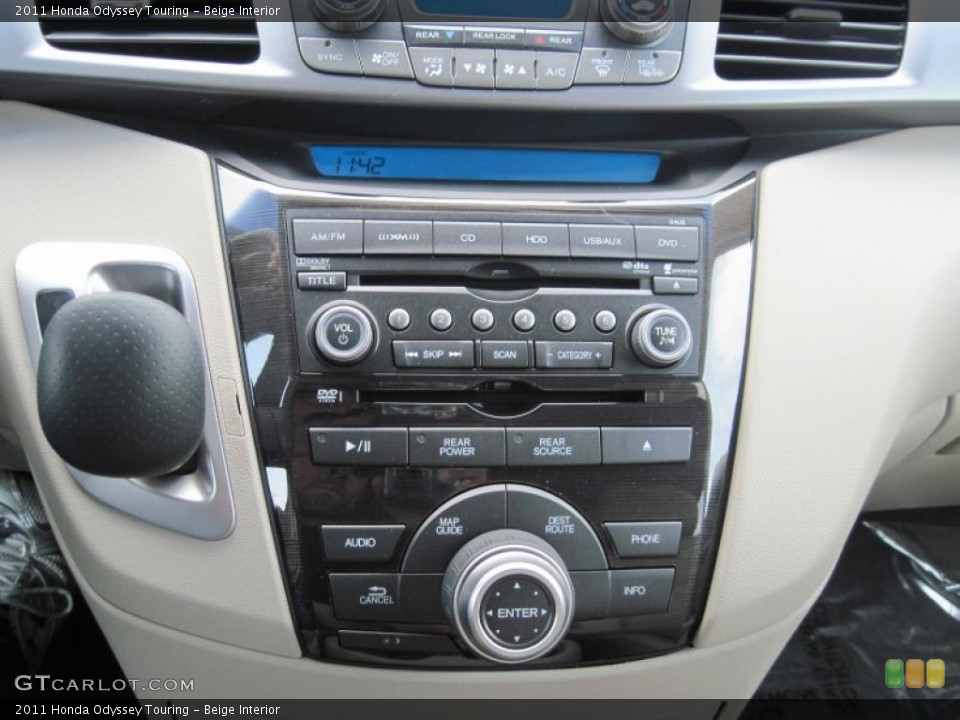 Beige Interior Controls for the 2011 Honda Odyssey Touring #48004707
