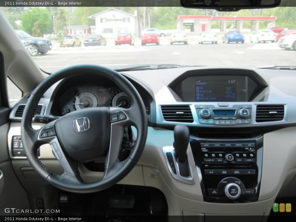 Beige Interior Dashboard for the 2011 Honda Odyssey EX-L #48004995