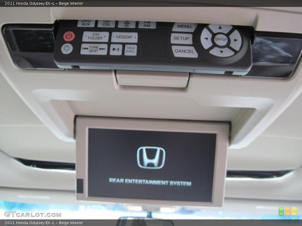 Beige Interior Controls for the 2011 Honda Odyssey EX-L #48005010