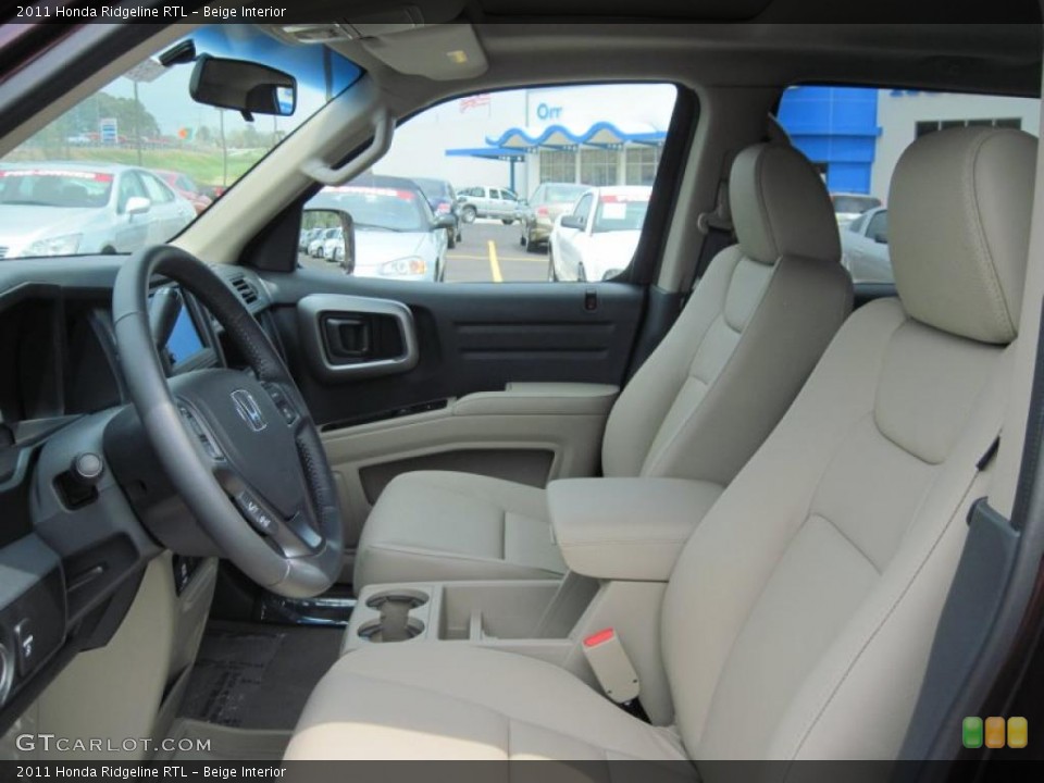 Beige Interior Photo for the 2011 Honda Ridgeline RTL #48005283