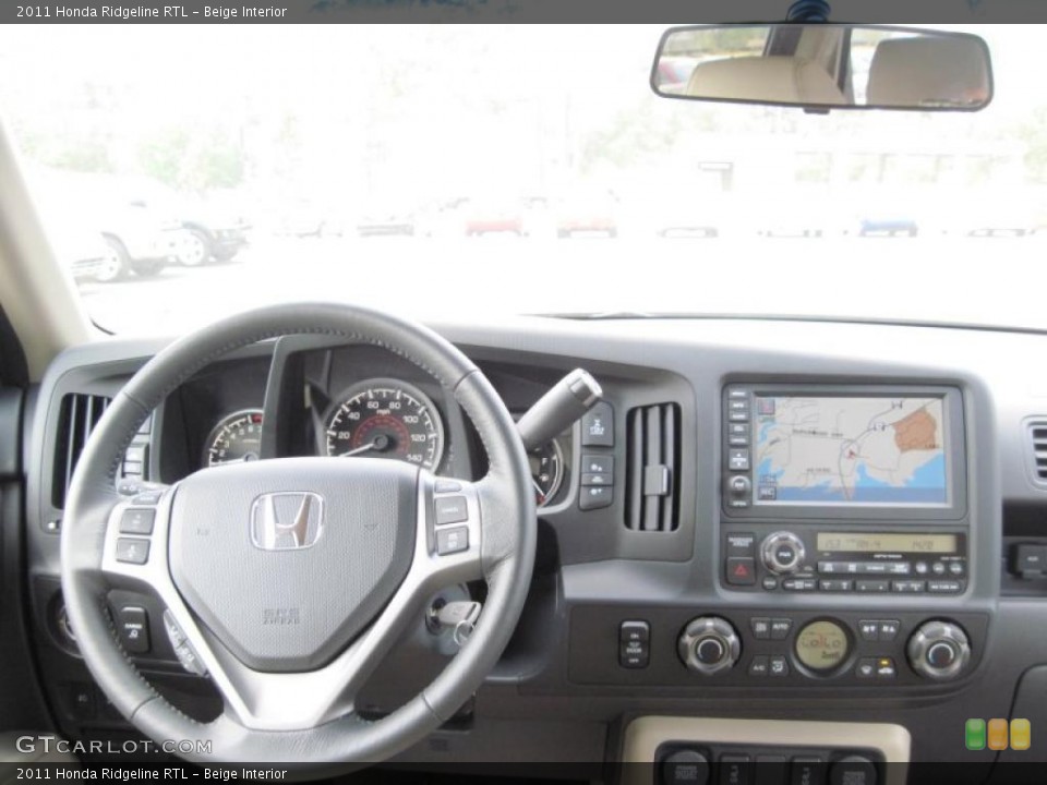 Beige Interior Dashboard for the 2011 Honda Ridgeline RTL #48005712