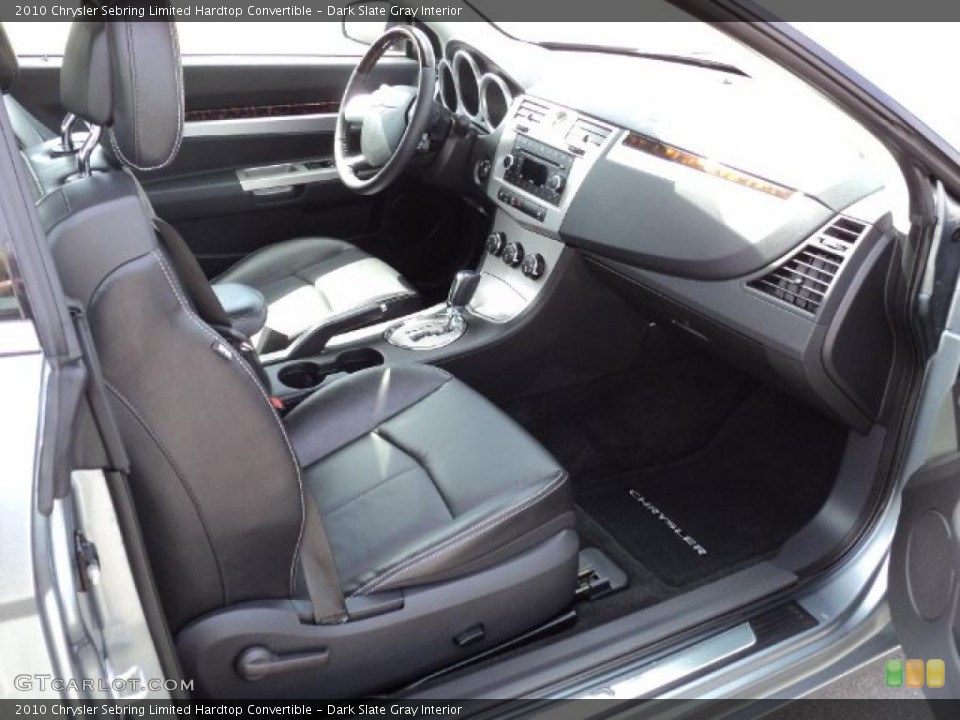Dark Slate Gray Interior Photo for the 2010 Chrysler Sebring Limited Hardtop Convertible #48006313
