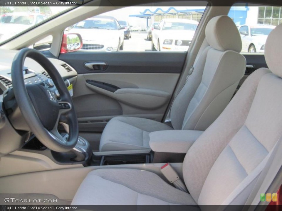 Gray Interior Photo for the 2011 Honda Civic LX Sedan #48006823