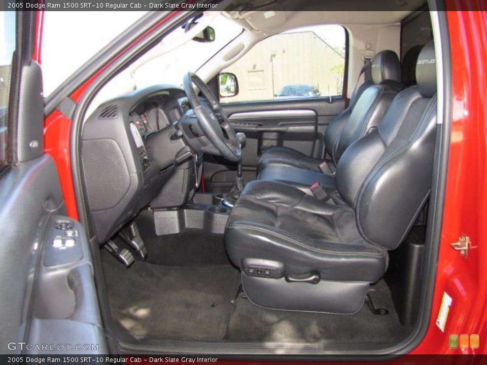 Dark Slate Gray Interior Photo for the 2005 Dodge Ram 1500 SRT-10 Regular Cab #48010903