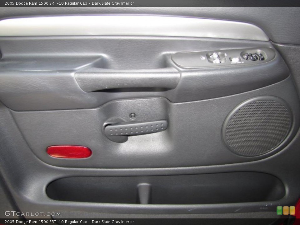 Dark Slate Gray Interior Door Panel for the 2005 Dodge Ram 1500 SRT-10 Regular Cab #48010936