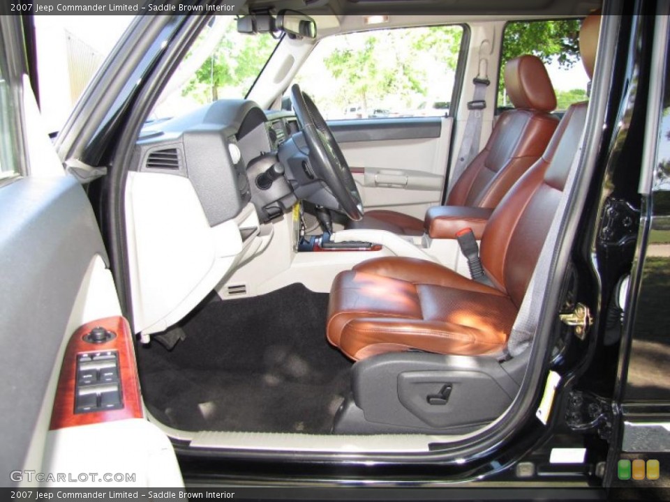 Saddle Brown Interior Photo for the 2007 Jeep Commander Limited #48012289