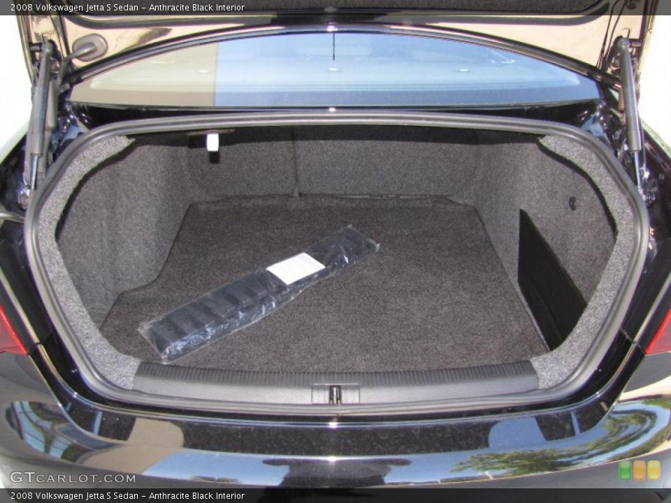Anthracite Black Interior Trunk for the 2008 Volkswagen Jetta S Sedan #48014005