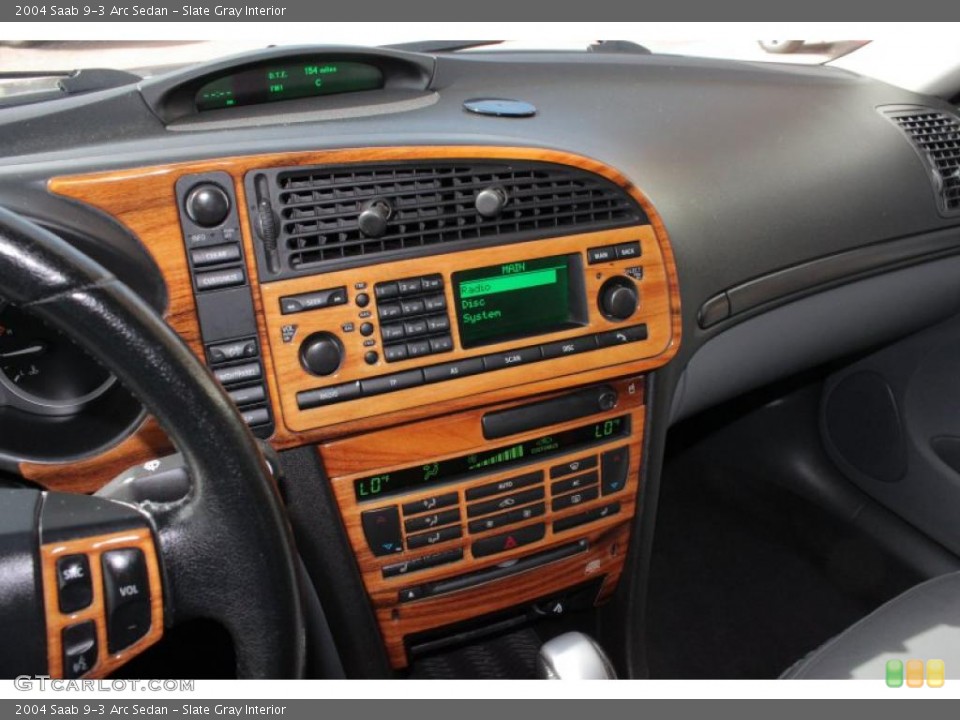 Slate Gray Interior Controls for the 2004 Saab 9-3 Arc Sedan #48014992