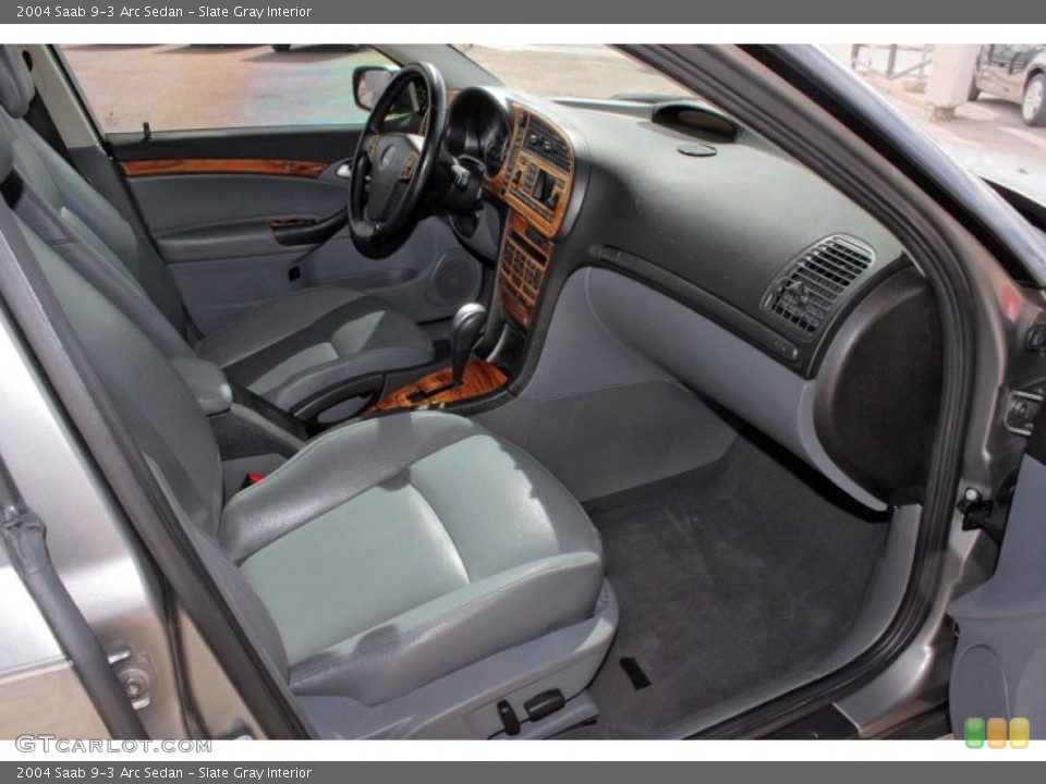 Slate Gray Interior Photo for the 2004 Saab 9-3 Arc Sedan #48015049