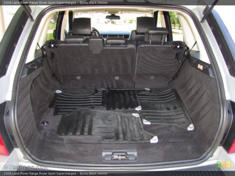 Ebony Black Interior Trunk for the 2008 Land Rover Range Rover Sport Supercharged #48015805