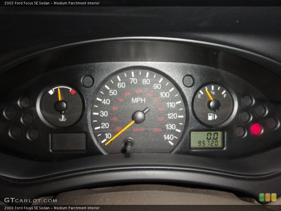 Medium Parchment Interior Gauges for the 2003 Ford Focus SE Sedan #48017084
