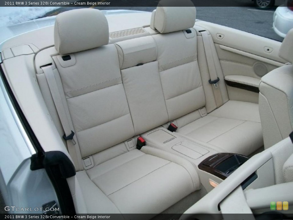 Cream Beige Interior Photo for the 2011 BMW 3 Series 328i Convertible #48017561