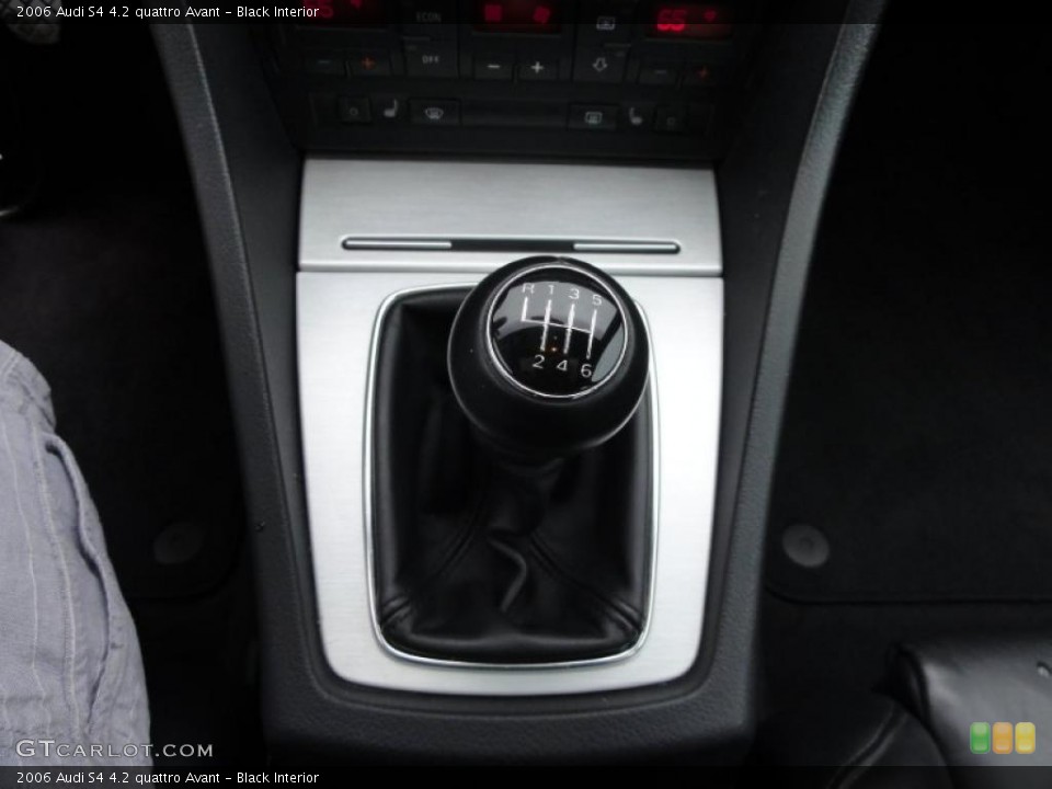 Black Interior Transmission for the 2006 Audi S4 4.2 quattro Avant #48018023