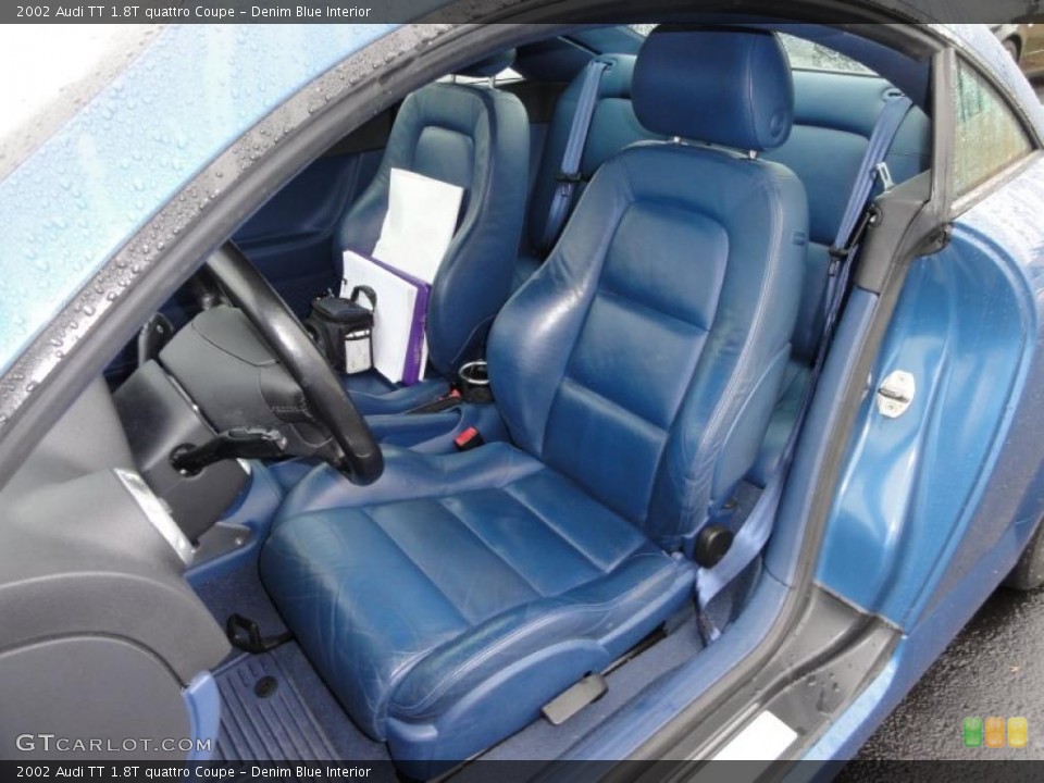 Denim Blue Interior Front Seat for the 2002 Audi TT 1.8T quattro Coupe #48018251