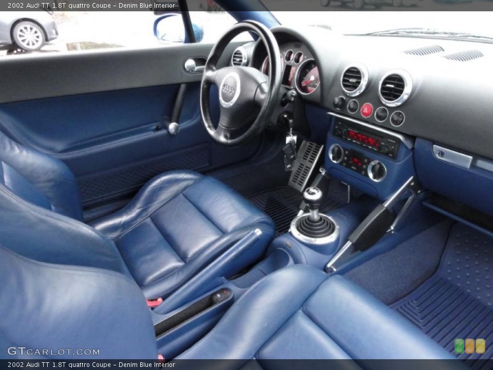 Denim Blue Interior Photo For The 2002 Audi Tt 1 8t Quattro