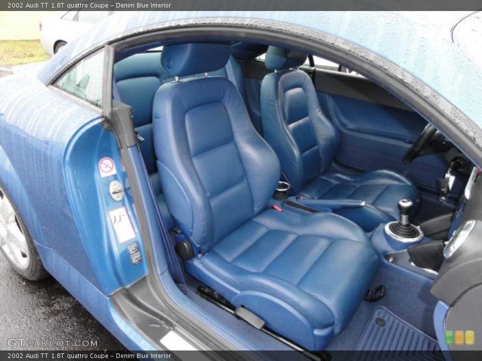 Denim Blue Interior Prime Interior for the 2002 Audi TT 1.8T quattro Coupe #48018299