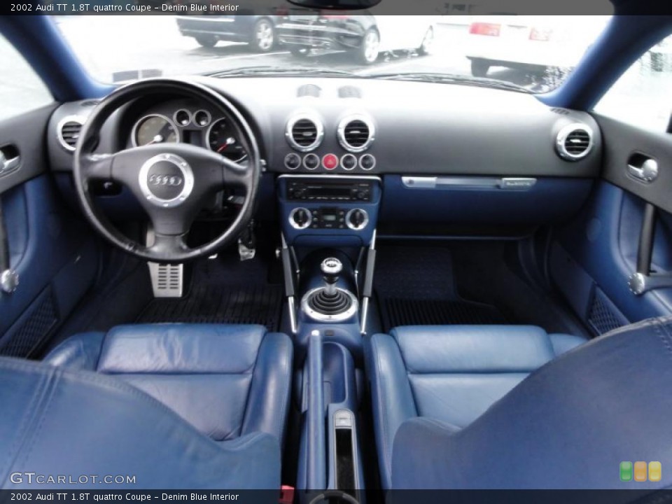 Denim Blue Interior Dashboard for the 2002 Audi TT 1.8T quattro Coupe #48018347