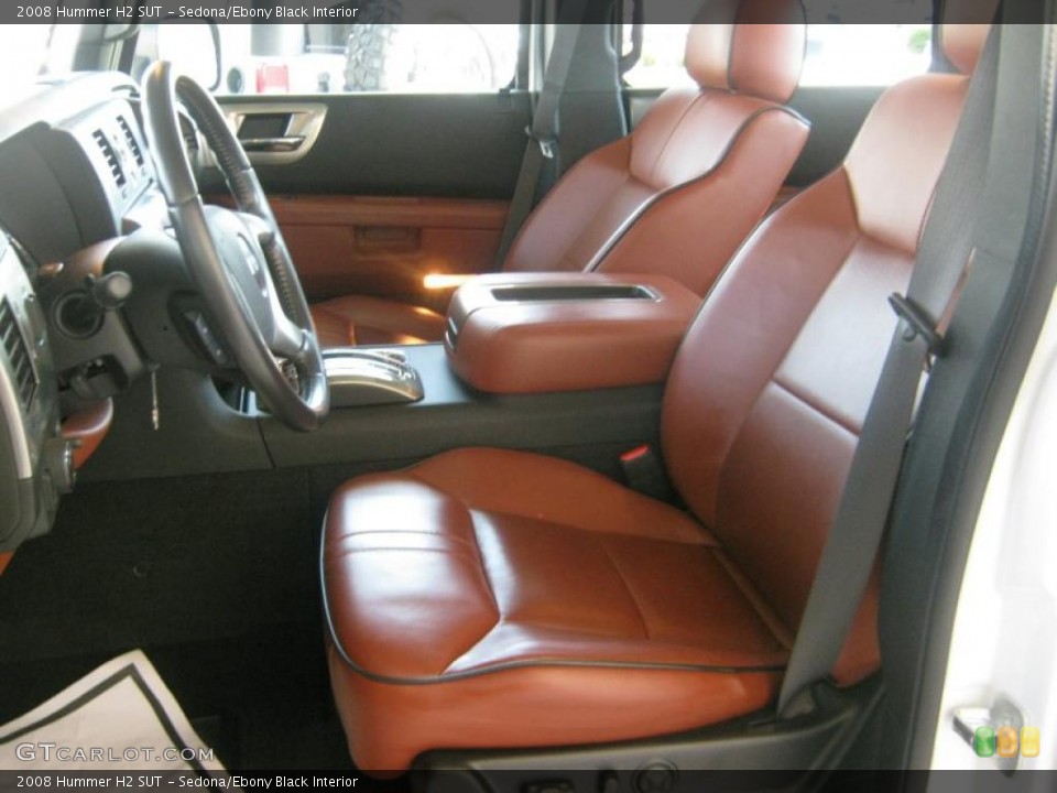 Sedona/Ebony Black Interior Photo for the 2008 Hummer H2 SUT #48023103
