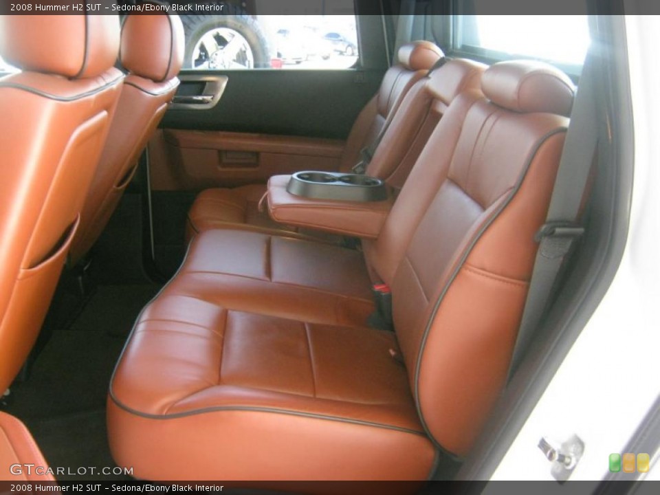 Sedona/Ebony Black Interior Photo for the 2008 Hummer H2 SUT #48023115