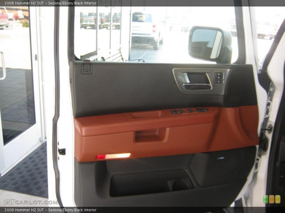 Sedona/Ebony Black Interior Door Panel for the 2008 Hummer H2 SUT #48023121