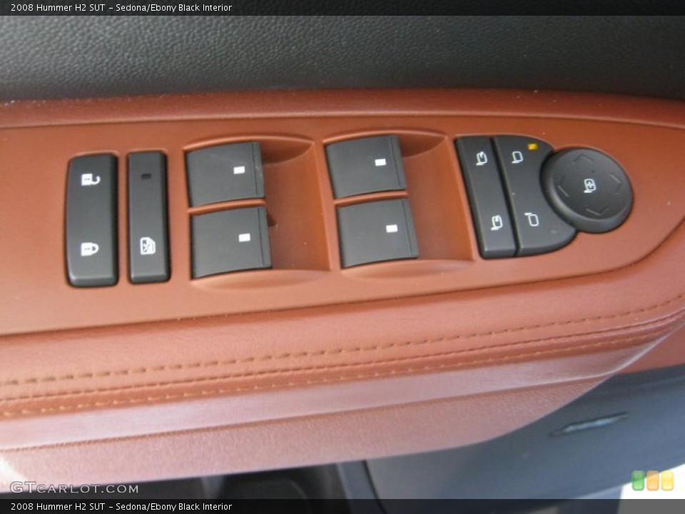 Sedona/Ebony Black Interior Controls for the 2008 Hummer H2 SUT #48023127