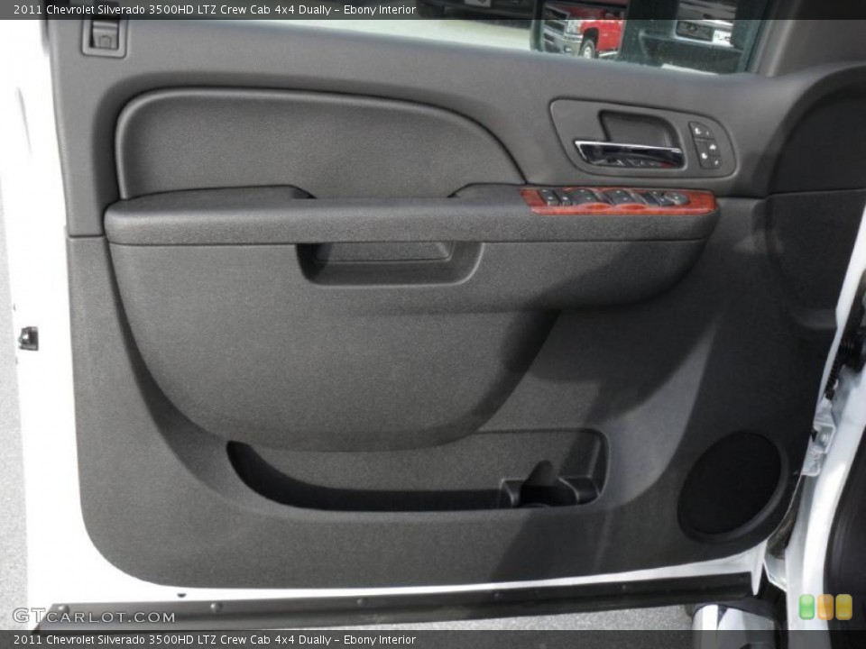 Ebony Interior Door Panel for the 2011 Chevrolet Silverado 3500HD LTZ Crew Cab 4x4 Dually #48023136