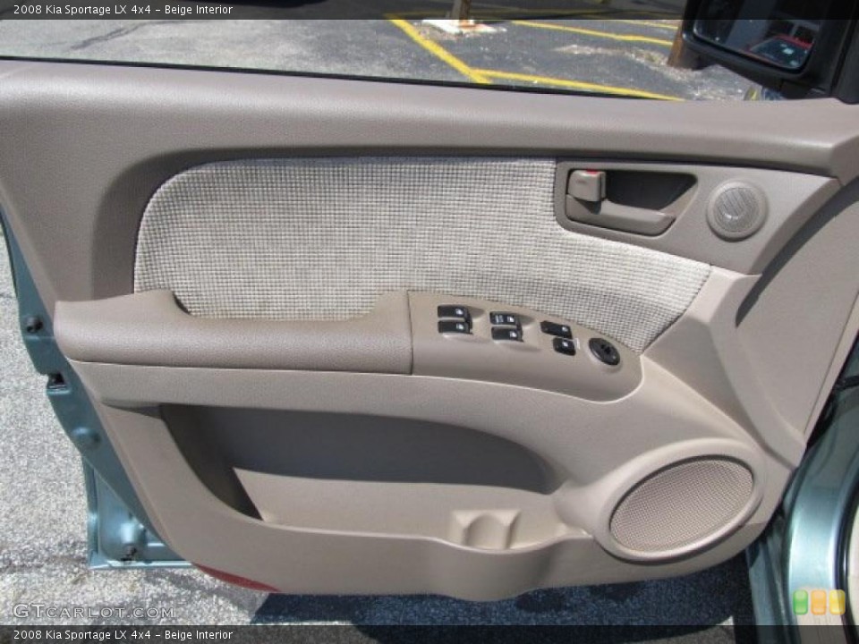 Beige Interior Door Panel for the 2008 Kia Sportage LX 4x4 #48026987