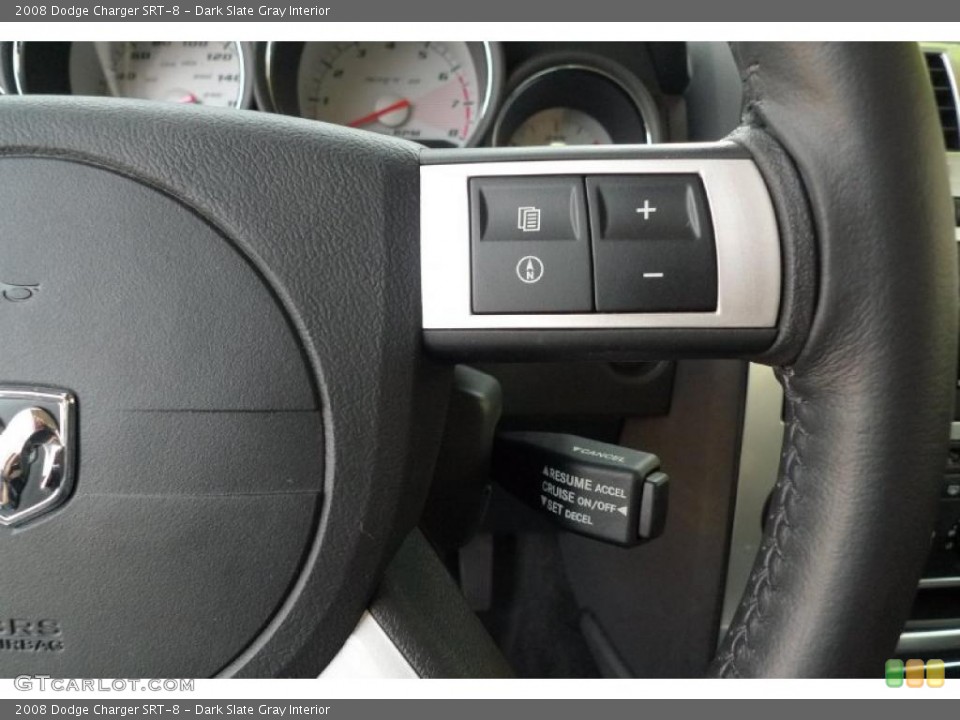 Dark Slate Gray Interior Controls for the 2008 Dodge Charger SRT-8 #48027608