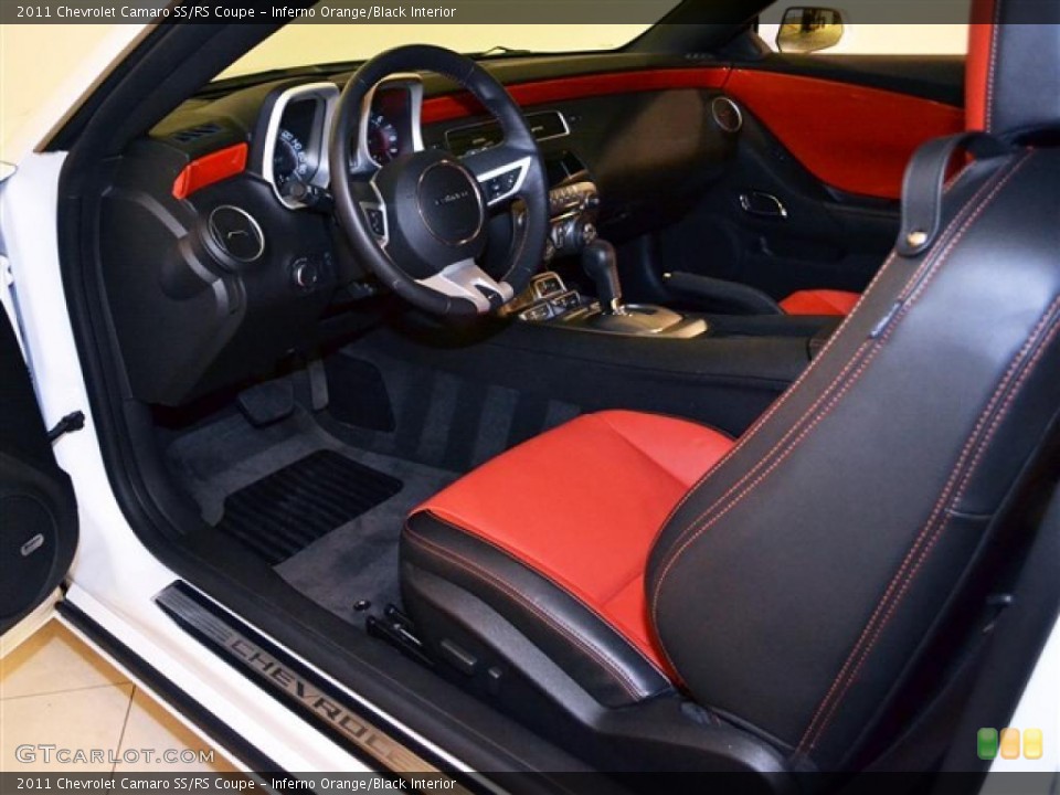 Inferno Orange/Black Interior Photo for the 2011 Chevrolet Camaro SS/RS Coupe #48029261