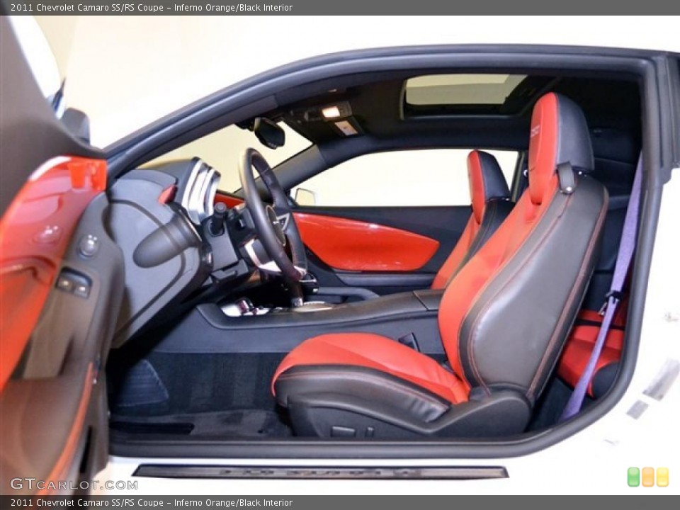 Inferno Orange/Black Interior Photo for the 2011 Chevrolet Camaro SS/RS Coupe #48029276
