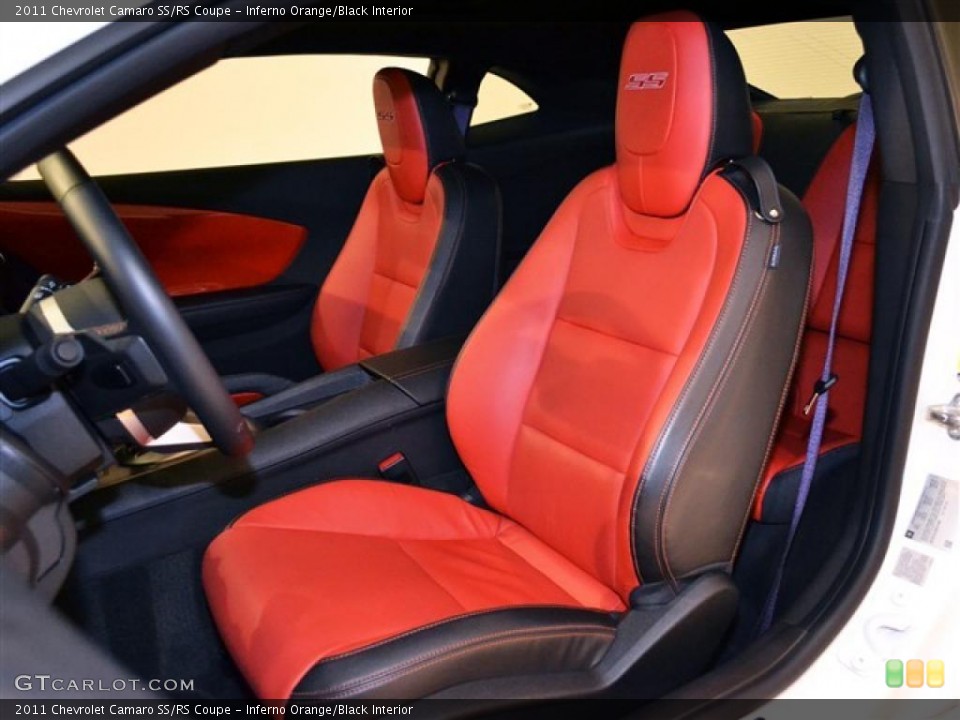 Inferno Orange/Black Interior Photo for the 2011 Chevrolet Camaro SS/RS Coupe #48029309