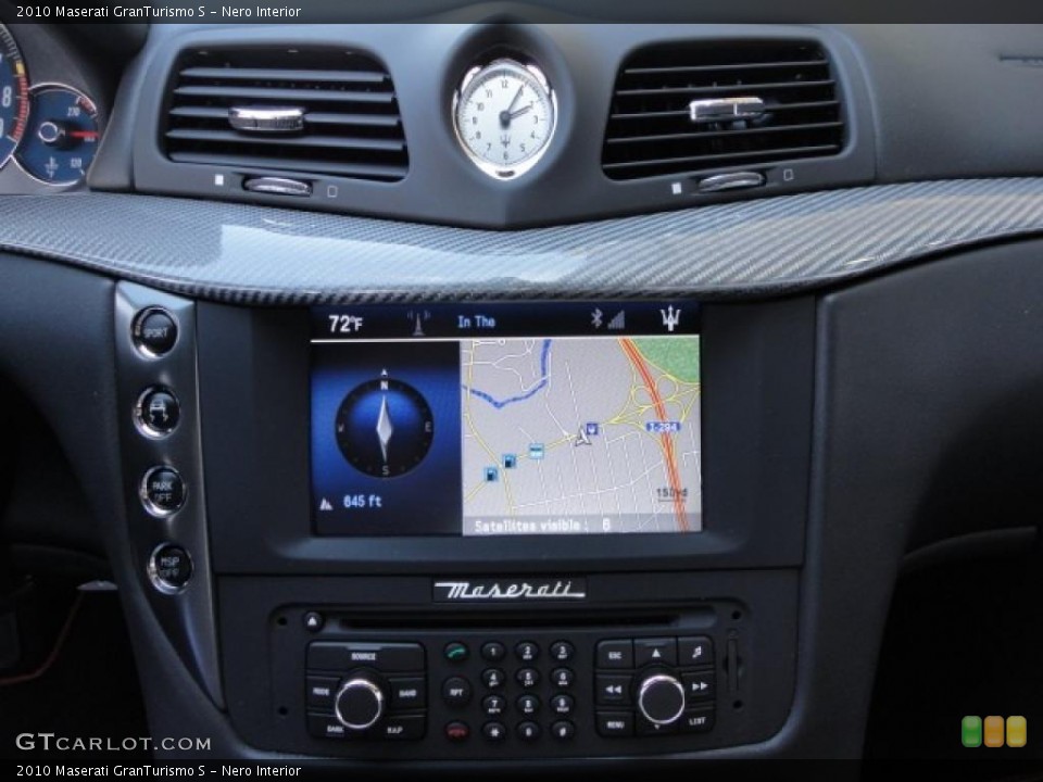 Nero Interior Navigation for the 2010 Maserati GranTurismo S #48029927