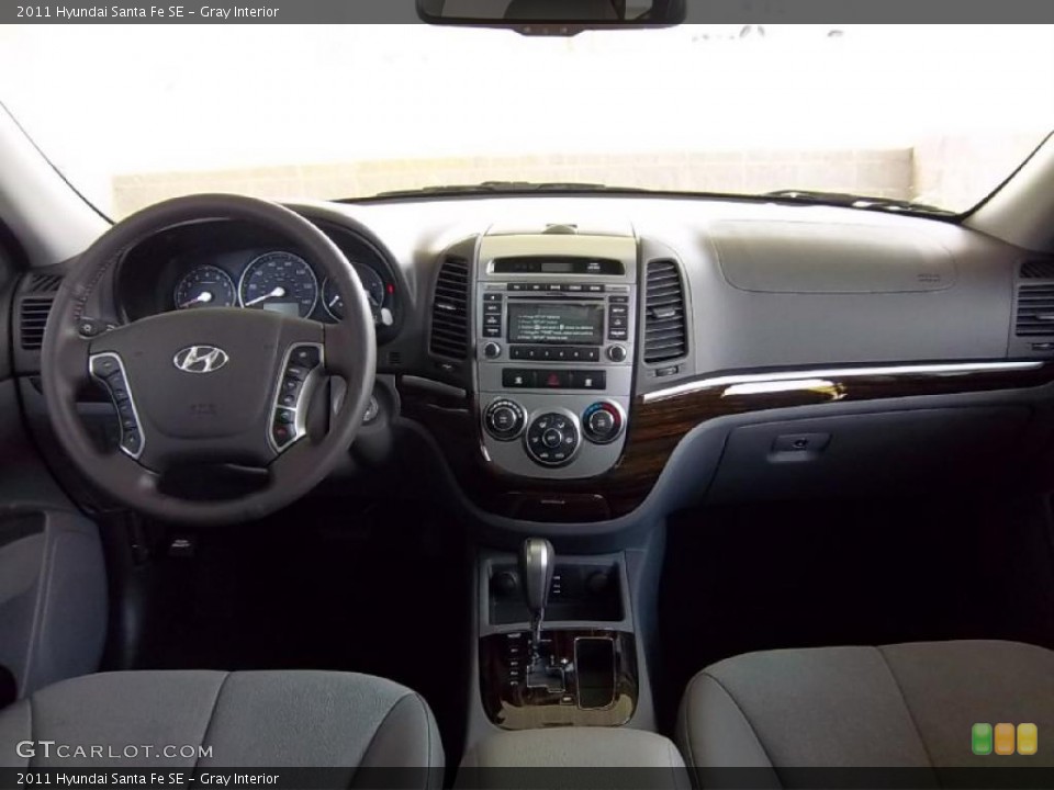 Gray Interior Dashboard for the 2011 Hyundai Santa Fe SE #48030020